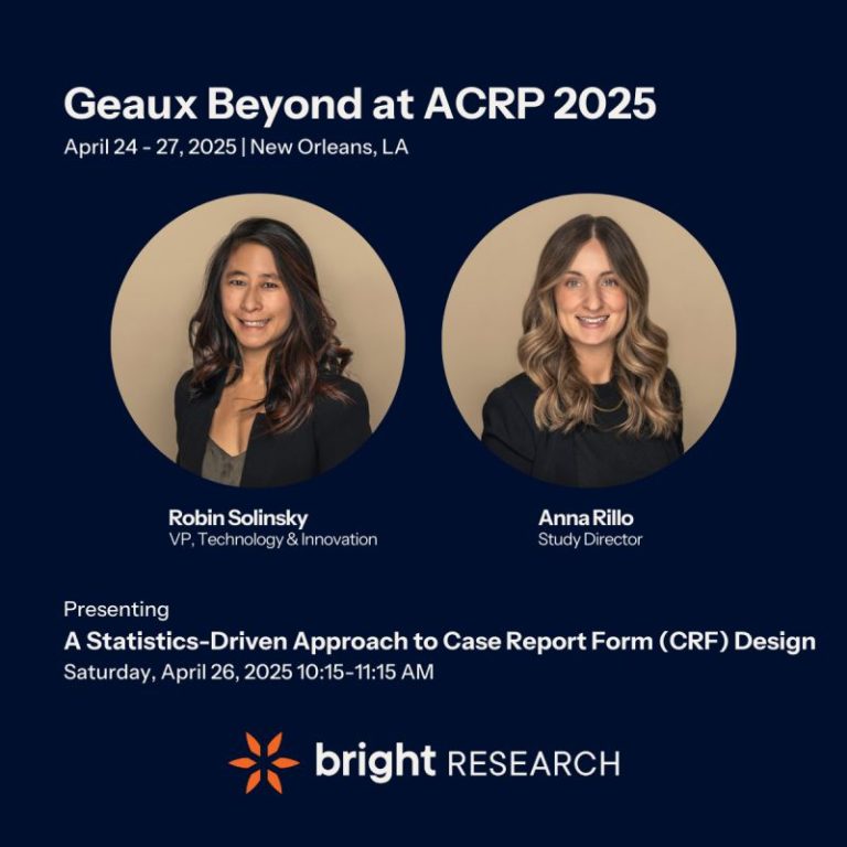 Bright Research Presenting at Geaux Beyond ACRP 2025